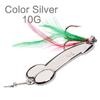 Metal Fishing Lure Bass Freshwater Saltwater Casting Hard Bait Treble Hook