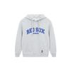 MLB Boston Red Sox 23FW Letter Logo Pattern Hoodie Unisex Hoodies Gray 3AHDV0134-43MGS
