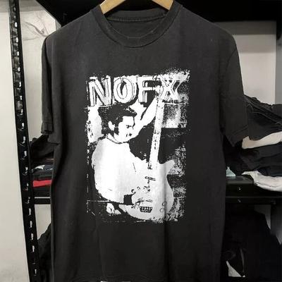 HOT! NOFX Vintage - The Jews Of NOFX Black Heavy Cotton T-Shirt