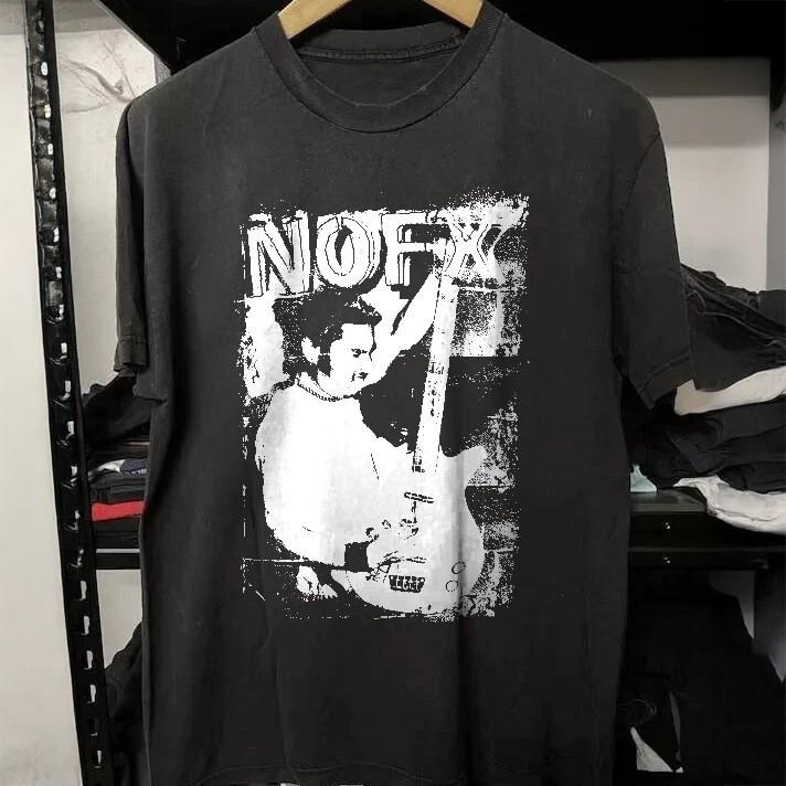 HOT! NOFX Vintage - The Jews Of NOFX Black Heavy Cotton T-Shirt XXXL