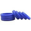 6pcs UN/UHS Hydraulic Oil Seal Radial Shaft Hydraulic Seal Polyurethane Piston Shaft Piston Rod PU Single Lip U Cup Oil Seals(UHS 25x33x5)