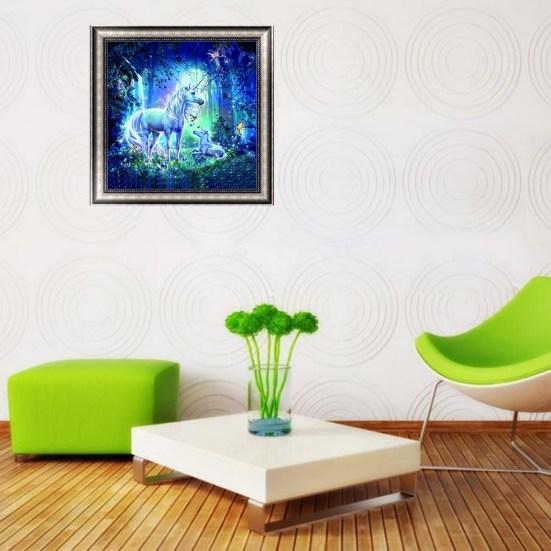 5D Diamond DIY Painting Home Decor Horse Parrot Cross Stitch Kit