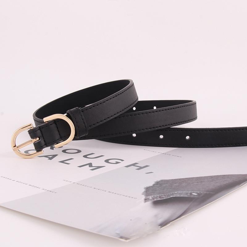 Trendy Korean Style Women's Black Fabric Belt For Chic Casual Outfits
