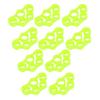 10Pcs Finger Exerciser 6.6LB Green Soft Flexible Silicone Portable Skin Friendly Finger Stretcher