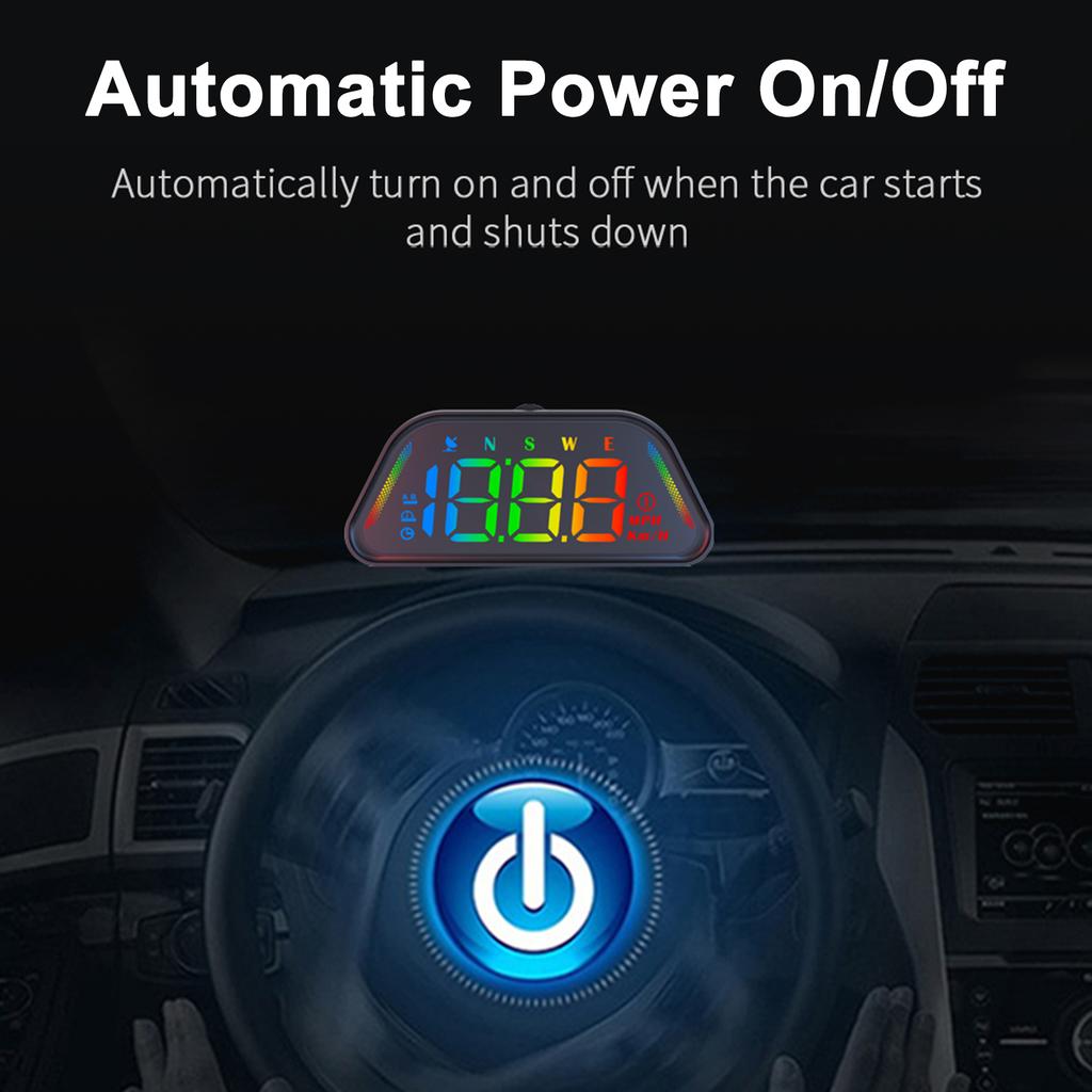 G23 Universal In-Vehicle Hud Head-Up Display With Digital Speedometer And Overspeed Alarm Function Suitable For All Vehicles.