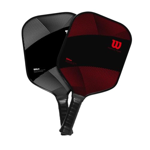 Wilson Pickleball Paddle Racket Pickleball Kit (2 Paddles/2 Balls) Black WR195611U2
