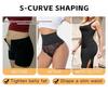 High-Waisted Lace Shapewear Thong - Plus Size, Waist-Cinching, Abdomen-Flattening, Hip-Lifting.