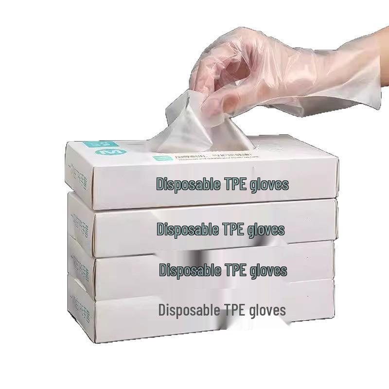 Durable Waterproof Food-Grade TPE Cooking Gloves, Thickened for Kitchen, Dishwashing, Housework, and Catering.