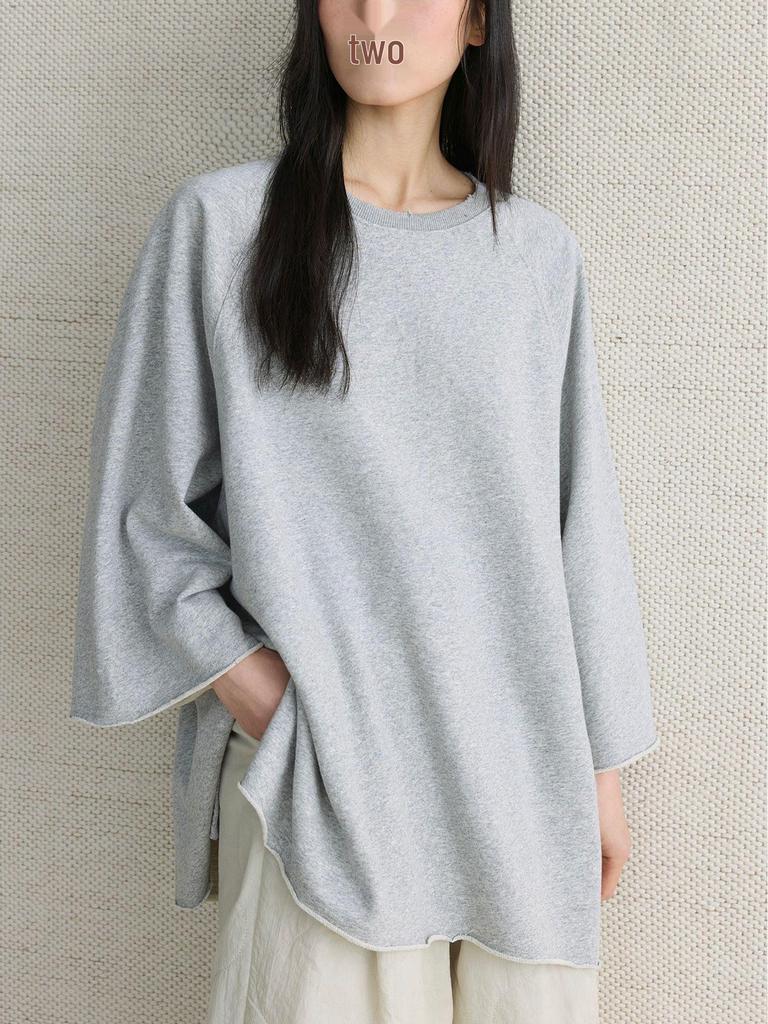 Korean Style Casual Oversized Drop Shoulder T-shirt - Women's Spring Arrival