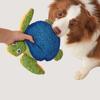Meeresbewohner Hundespielzeug, Quietschendes Stofftier Hundekauspielzeug, Knisternder Hummer Oktopus Schildkröte Welpen Zahneinlage Spielzeug, Interaktives Spielzeug für Große Kleine Mittlere