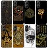 Sacred Eye of Horus Egypt Fresco Phone Case For Xiaomi Poco X7 X6 X5 Pro F7 Ultra Redmi 15C 15 13 13C 12 12C 10 10A 10C 9 9A 9C
