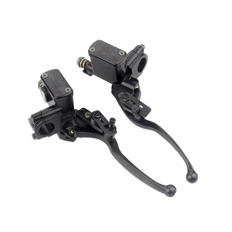 Motorcycle ATV Quad Cylinder Hydraulic Brake Lever Clutch Lever Pump Left Right For 50cc 70cc 110cc 125cc 150cc 250cc Dirt Bike