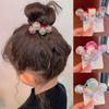 Kinder Pailletten Floral Elastische Haarbänder Gummiband Haargummi Prinzessin Kawaii Haarseil Kopfbedeckung Mädchen Kinder Haarschmuck