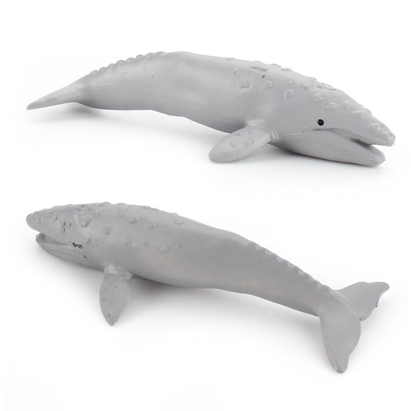 Children'S Simulated Marine Creature Model Toy Dolphin Devil Fish Beluga Shark Mini Collection Ornament