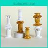 Stylish Resin Roman Pillar Candle Base For Home Decor And Special Occasions