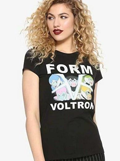 Voltron Juniors Voltron Legendary Defenders Form Voltron Black Shirt New S-XL 2XL