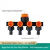 Four-Way Diverter Valve: Water Pipe Hose Faucet Fitting