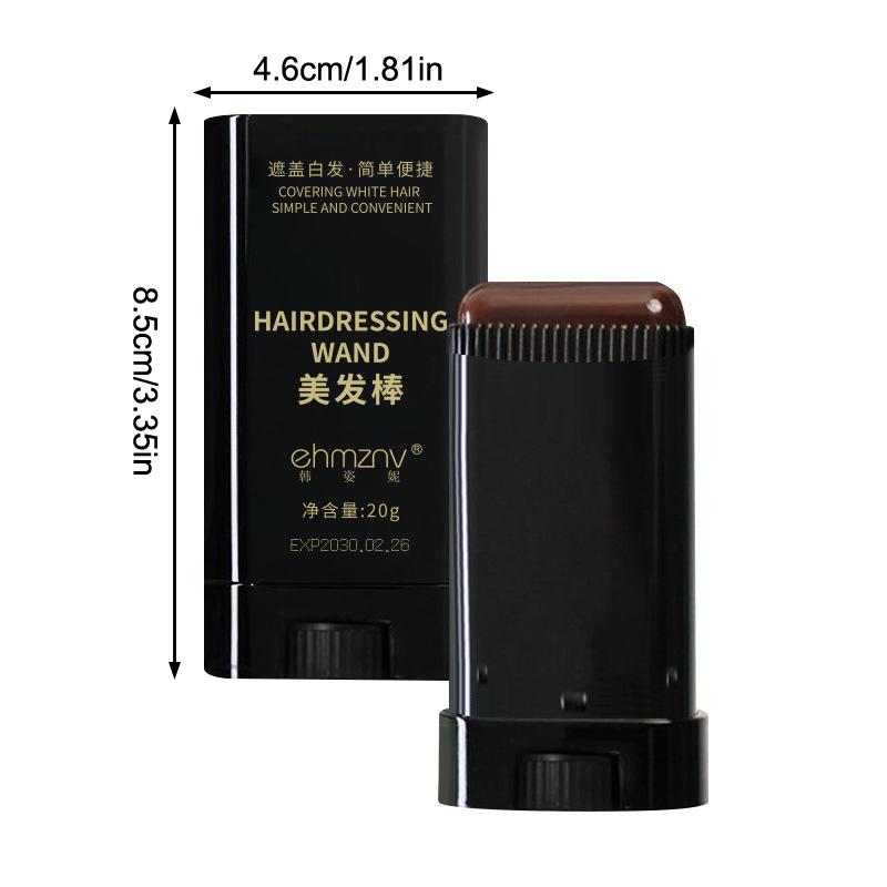 Hair Color Stick For Men & Women Quickly Covers Gray White Hair Concealer Hairline Instant Covering Hair Dye Stick Applicator