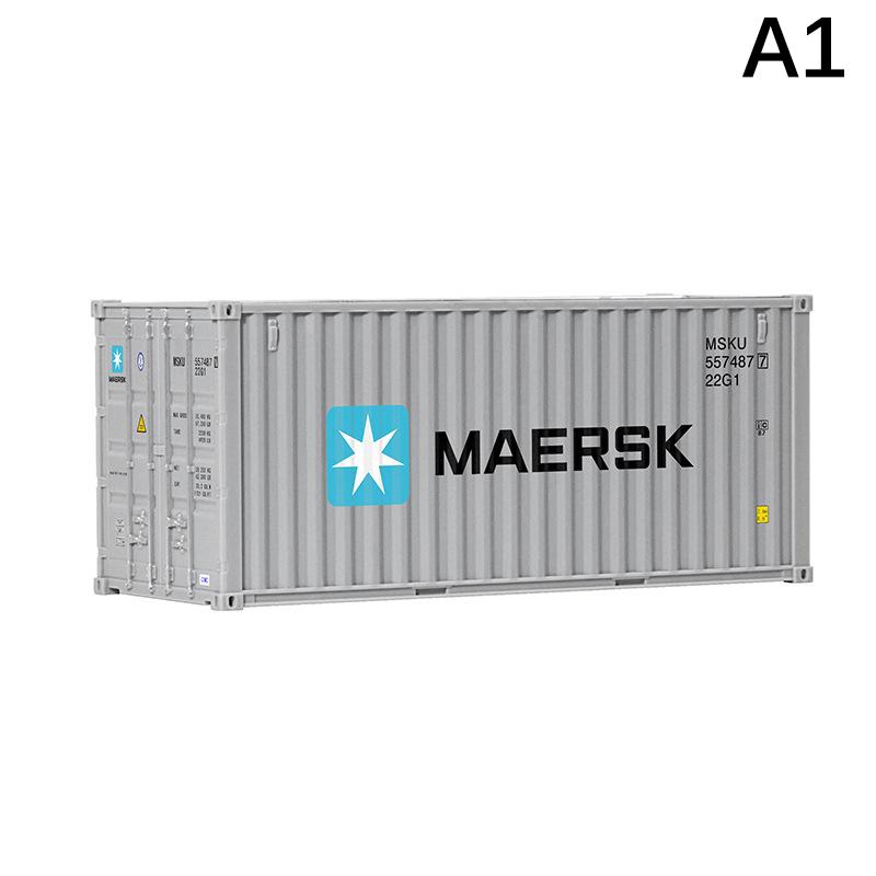 

1:30 Simulation Shipping Container Model Ornament Plastic Pen Holder Desktop Stationery Storage Box Business Card Organizer