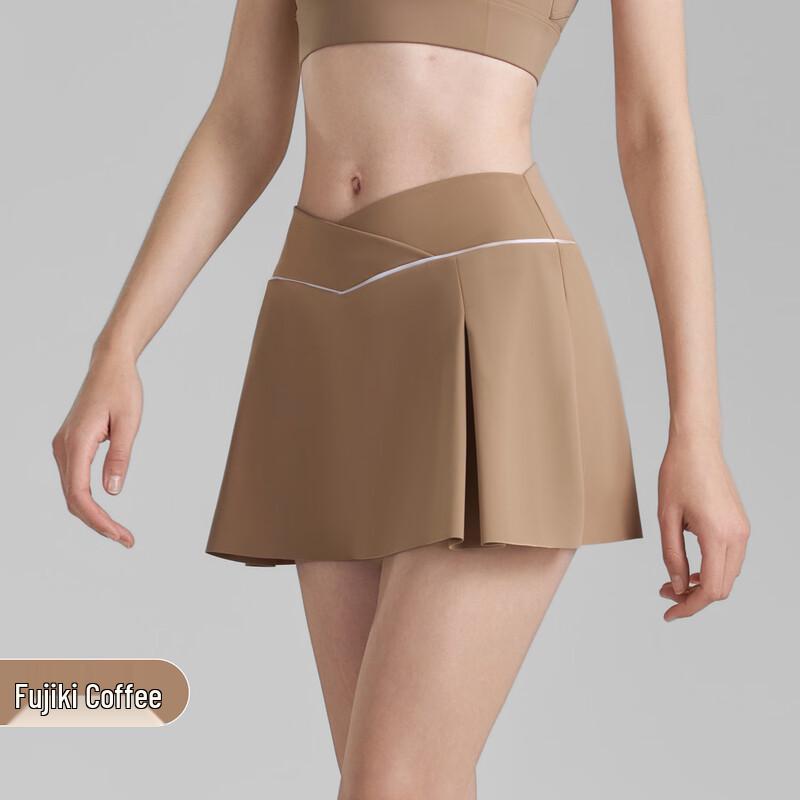 WEZHO Crossover Waist Anti-Exposure Sports Skirt