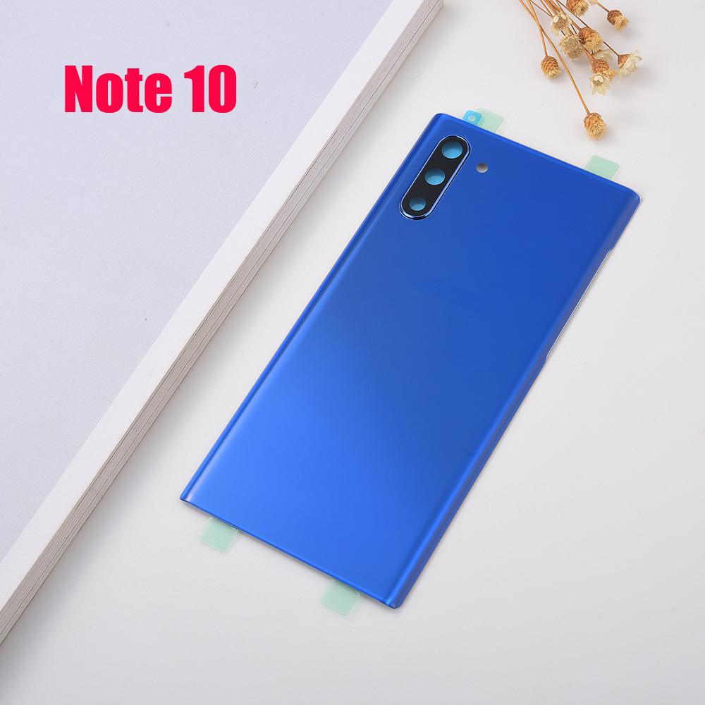 For Samsung Galaxy Note 10 Plus N975 N975F Note 10 N970 N970F Glass Back Battery Housing Cover Rear Door Cover Note 10 10+