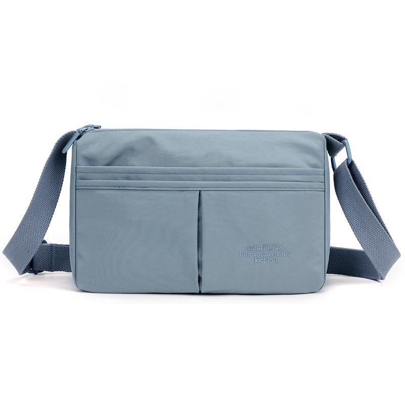 New Shoulder Small Square Bag Summer Light Nylon Bag Large Capacity Women's Messenger Bag