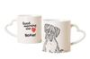Boxer, German Boxer III – Cup with a Dog, Adorable Cup with a Heart-shaped Handle |