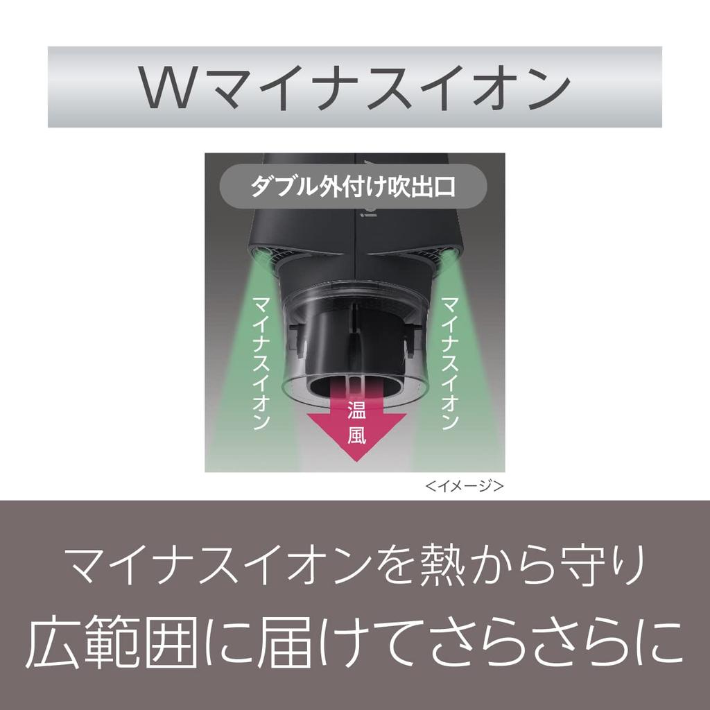 Panasonic Hair Dryer Ionity Powerful Drying Large Air Volume Negative Ion Pink Tone EH-NE6J-P