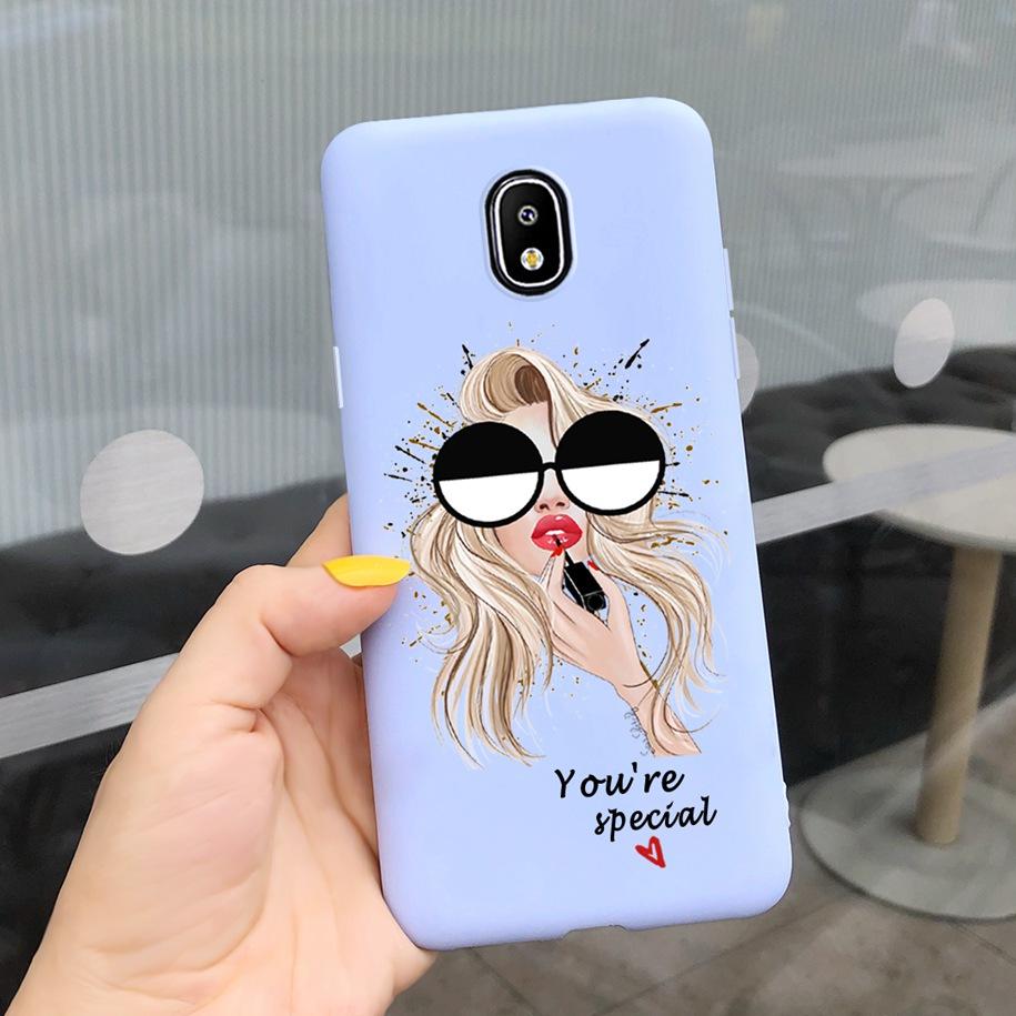 For Samsung Galaxy J5 2017 J530 SM-J530F Case Cute Cartoon Cats Unicorn Butterfly Bee Soft Cover for Samsung J5 2017 J530F Funda