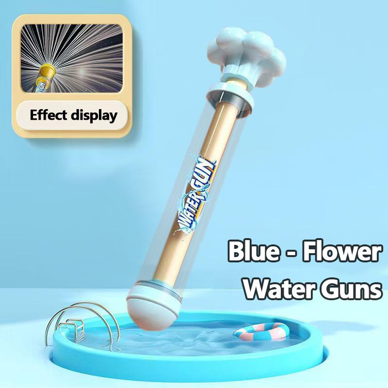 Firework Water Gun Large Capacity Pull-Back Splash Water Blaster - Portable Multifunctional Water Spray Toy Suitable