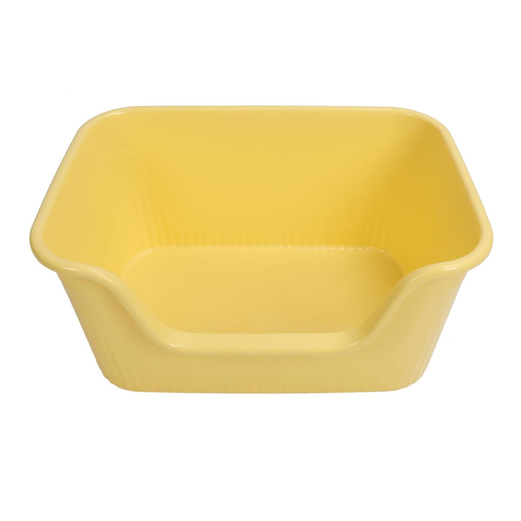 Large Cat Litter Box High Sides Anti Splashing Easy To Clean Simple Look Open Cat Litter Box for Large Cats