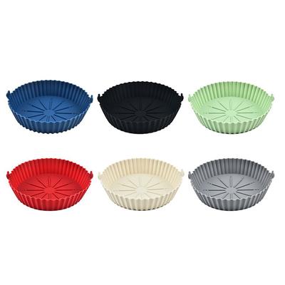 Fritadeiras de ar Forno Assadeira Frango Frito Cesta Esteira Airfryer Silicone Bakeware