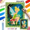 Tinker Bell Oil Painting by Numbers Art Kit. Handmade Diy Painting Home Decoration Gifts