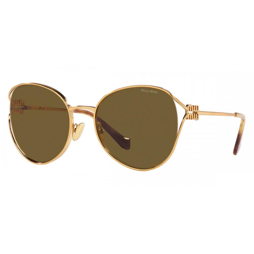 

Miu Miu Women s 58mm Gold Brass Sunglasses