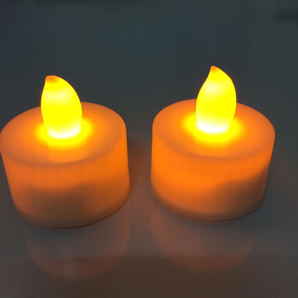24Pcs LED Electronic Candle Light Flameless LED Tea Lights for Birthday Holiday Party Room Ambinece