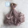 Cute DIY Long Women Hair Cosplay Curly Doll Wig Anime Party Extension Hairpiece