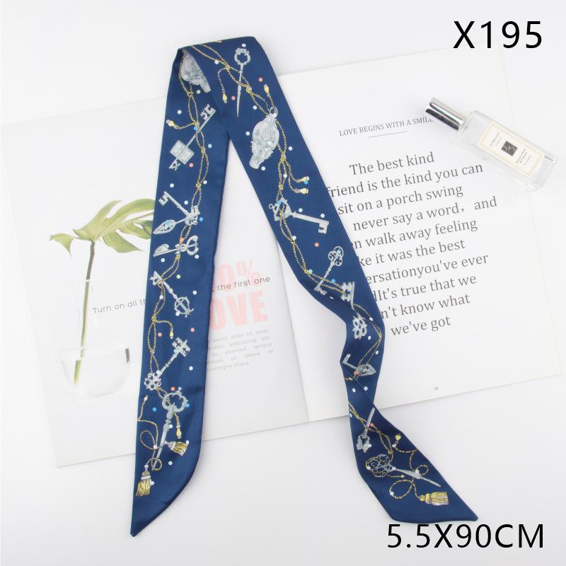 Versatile Vintage Silk Scarf: Hair Tie, Headband, Bag Accessory