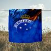 1PC Cruzeiro Esporte Clube Crest Printed Soft Flannel Blanket Throw for Adult Bedroom Living Room Sofa Camping Travel Fan gifts Christmas Gifts