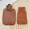 Anti-scalding Hot Water Bottle Removable Cover Hand Warmer Cute Hot Water Bag  Hand Warming