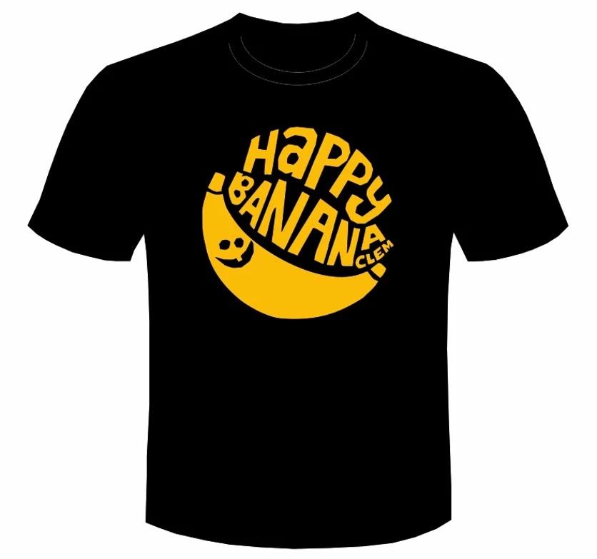 HAPPY BANANA T SHIRT funny men s tee street surf BMX t-shirt skate scooter punk XL