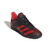 adidas Predator 20.4 TF J Slip Resistant Abrasion Resistant Low Top Kids' Soccer Shoes Black Red Kids' EF1956