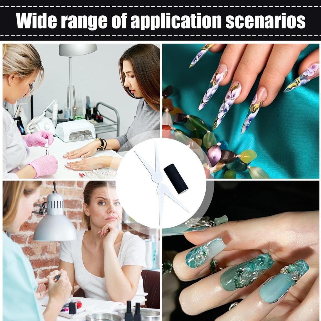 Nail Polishs Magnet Scratchresistant Double-head Nail Tool Manicure Magnetic Tool for Wedding Salon Studio Party Daily Commuting