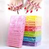 100 stuks Zachte Teen Spreiders Hartvormige Teen Spreiders Draagbare Voetsteunen Manicure Pedicure