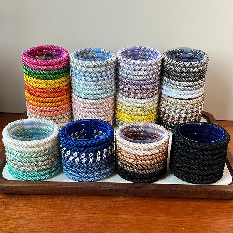 8/15Pcs Football Star'S Style Braided Hair Ties For Maintain Your Hairstyle During Exercise High Quality Female Hair Accessories