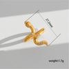 Zircon Snake Rings for Women Men Stainless Steel Gold Color Open Adjustable Ring Vintage Gothic Aesthetic Jewelry Anillos Mujer