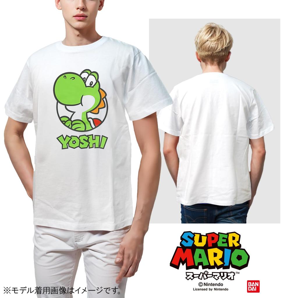 Fineplus Short Sleeve Super Mario Yoshi Print T-Shirt
