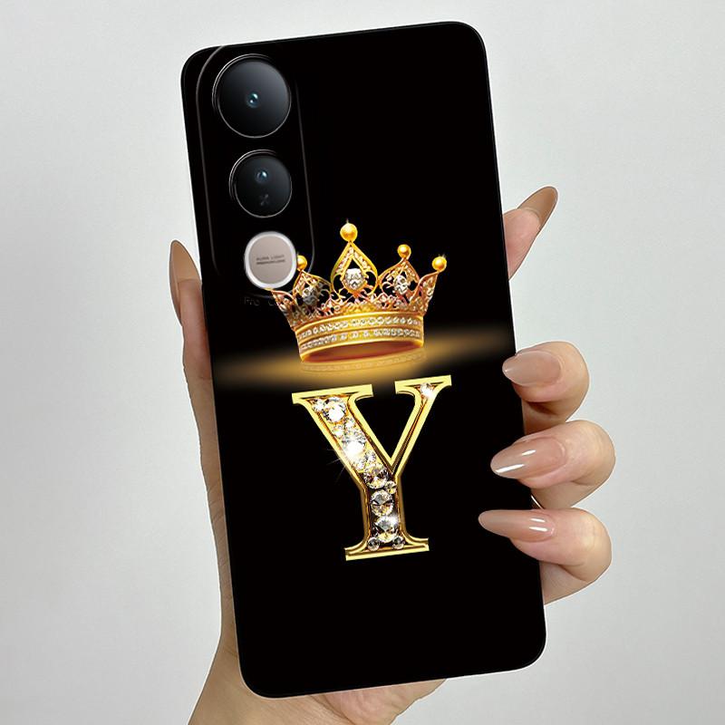 For Vivo V50 Lite 5G Case Luxury Letters Couple Silicone Soft Phone Cases For Vivo V50 V50Lite 5G Camera Protection Back Cover