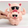 Realistic Muscle Pig Stress Relief Toy Tpr Material Durable Animal Figurine