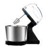 Electric Stand Mixer with Stainless Steel Bowl for Beating Eggs, Whipping Cream, and Mixing Cake & Dough