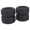 4 Pcs RC Beach Tires 1/14 1/16 1/18 Universal Rubber Plastic Good Grip Strong Cushioning RC Car Desert Wheels